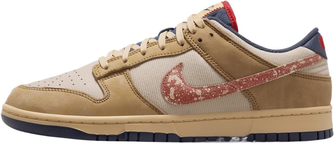 Nike Dunk Low Retro SE Shoes (HQ3640-790 Wheat/Sanddrift/Celestial Gold/Burnt Sunrise) Size 6.5