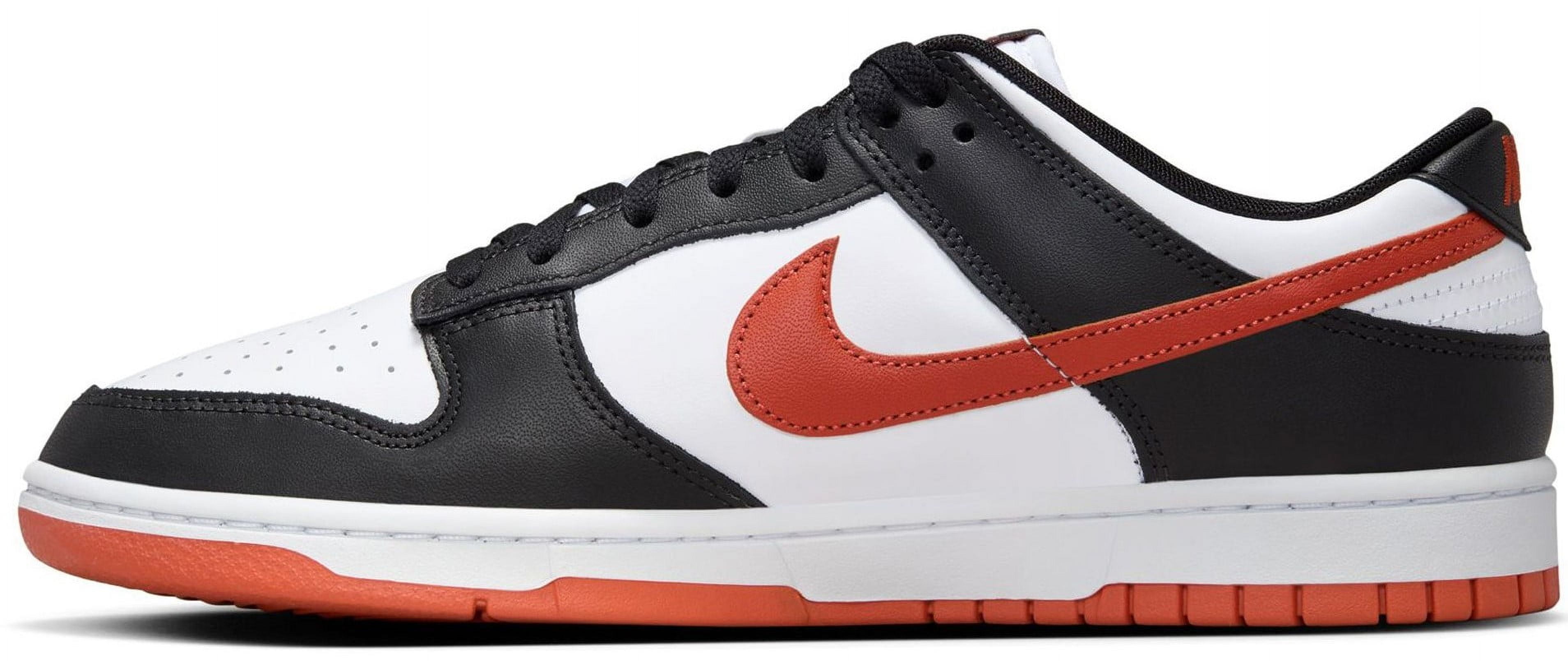 Men's Nike Dunk Low Retro White/Dragon Red-Black (DV0833 108) - 10
