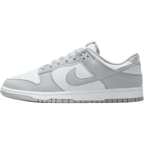 Men's Nike Dunk Low Retro White/Lt Smoke Grey-White (HF5441 105) - 13