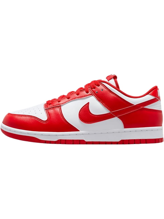 Men's Nike Dunk Low Retro White/University Red-White (HF5441 104) - 10.5