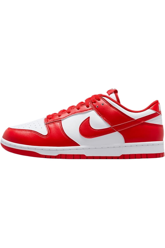 Men's Nike Dunk Low Retro White/University Red-White (HF5441 104) - 10.5