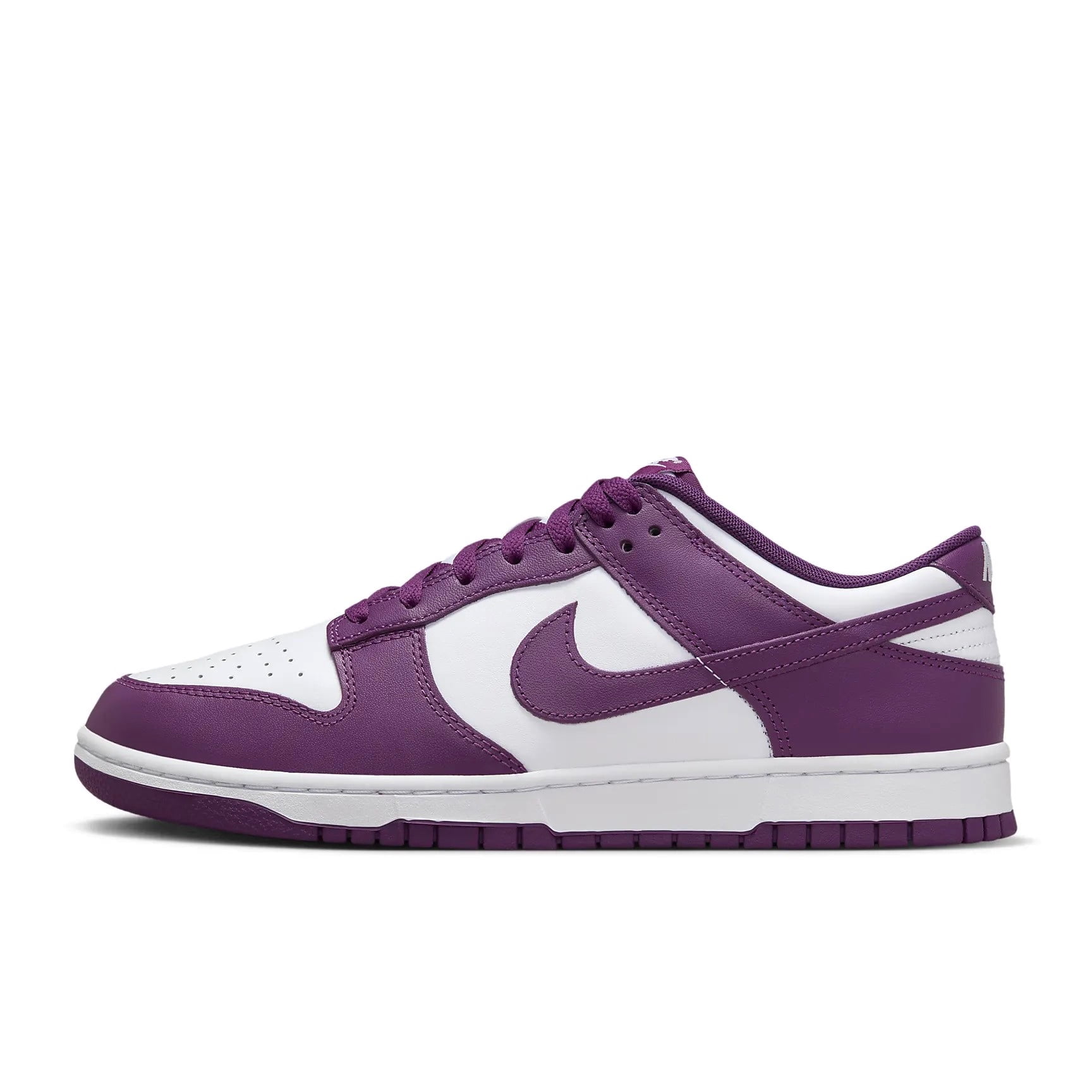 国内配送 NIKE DUNK LOW RETRO WHITE/VIOTECH-WHITE Men's Nike Dunk Low Retro White/Viotech-White (DV0833 107