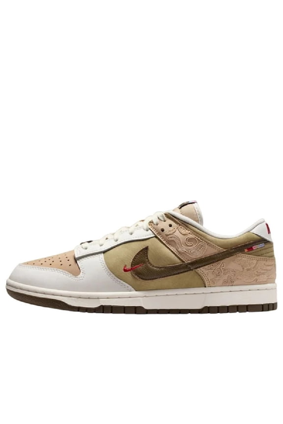 Men's Nike Dunk Low 'Year of the Horse' Linen/Dark Hazel-Phantom (IQ1118 220) - 8