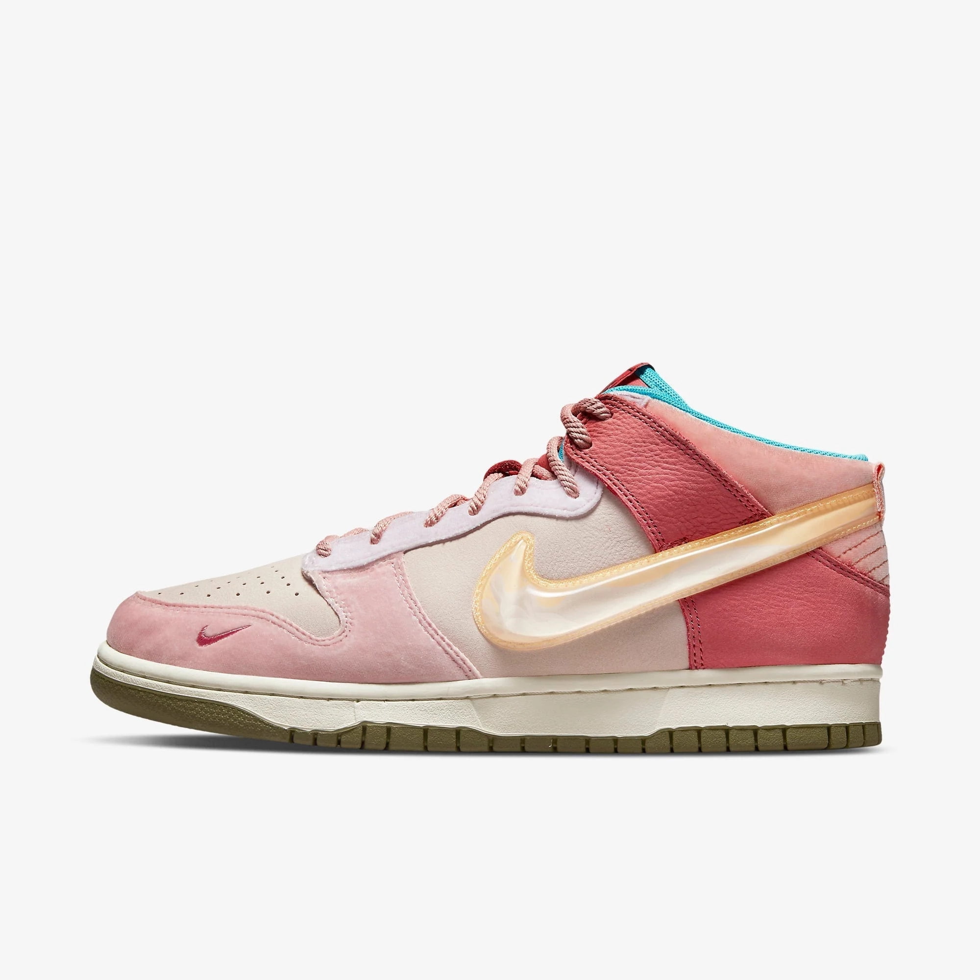 (Men's) Nike Dunk Mid x Social Status 'Free Lunch Strawberry Milk