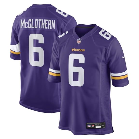 Men's Nike Dwight McGlothern  Purple Minnesota Vikings Team Game Jersey