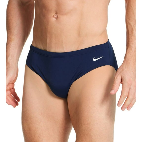 Men's Nike ESSA004 HydraStrong Solid Swim Brief (Midnight Navy 30 Waist)
