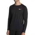 thumbnail image 1 of Men's Nike ESSA587 Dri-Fit Long Sleeve Rashguard (Black S), 1 of 3