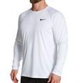 thumbnail image 1 of Men's Nike ESSA587 Dri-Fit Long Sleeve Rashguard (White XL), 1 of 3