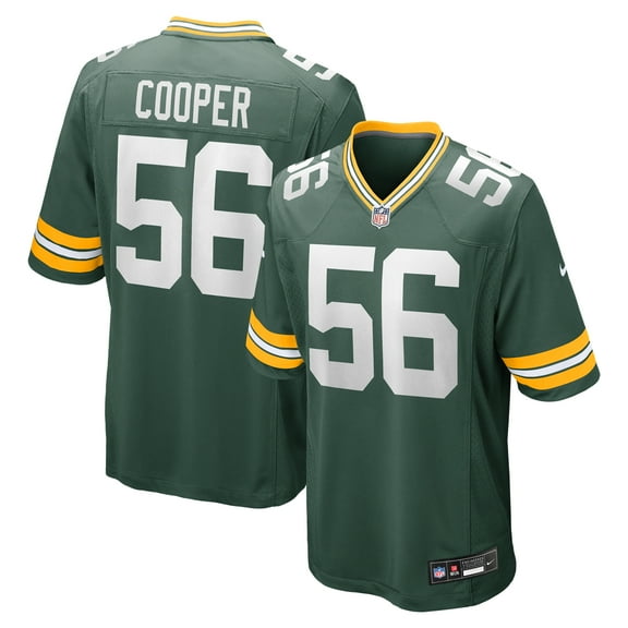 Men's Nike Edgerrin Cooper  Green Green Bay Packers  Game Jersey