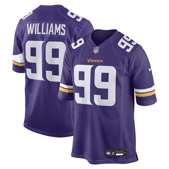 Men's Nike Elijah Williams  Purple Minnesota Vikings Team Game Jersey