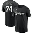 thumbnail image 1 of Men's Nike Eloy Jimenez Black Chicago White Sox City Connect Name & Number T-Shirt, 1 of 3