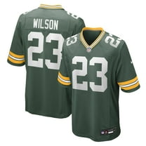 Men's Nike Emanuel Wilson Green Green Bay Packers Team Game Jersey