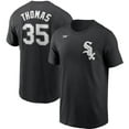 thumbnail image 1 of Men's Nike Frank Thomas Black Chicago White Sox Cooperstown Collection Name & Number T-Shirt, 1 of 3