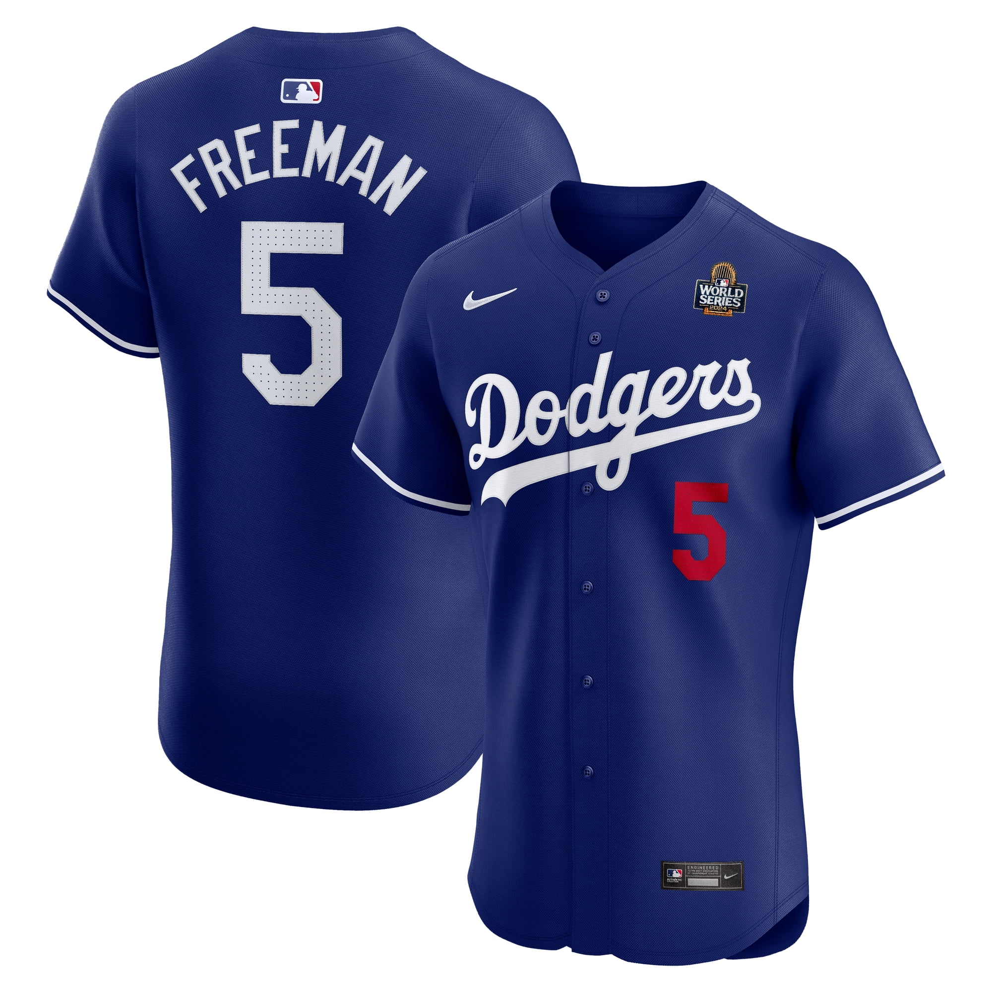 Men's Nike Freddie Freeman Royal Los Angeles Dodgers 2024 World Series