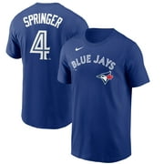 Men's Nike George Springer Royal Toronto Blue Jays Name & Number T-Shirt