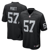 Men's Nike Germaine Pratt  Black Las Vegas Raiders Team Game Jersey