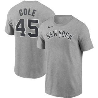 Youth Tiny Turnip Navy New York Yankees Base Stripe T-Shirt Size: Large