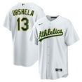 thumbnail image 1 of Men's Nike Gio Urshela White Athletics Home Replica Jersey, 1 of 3