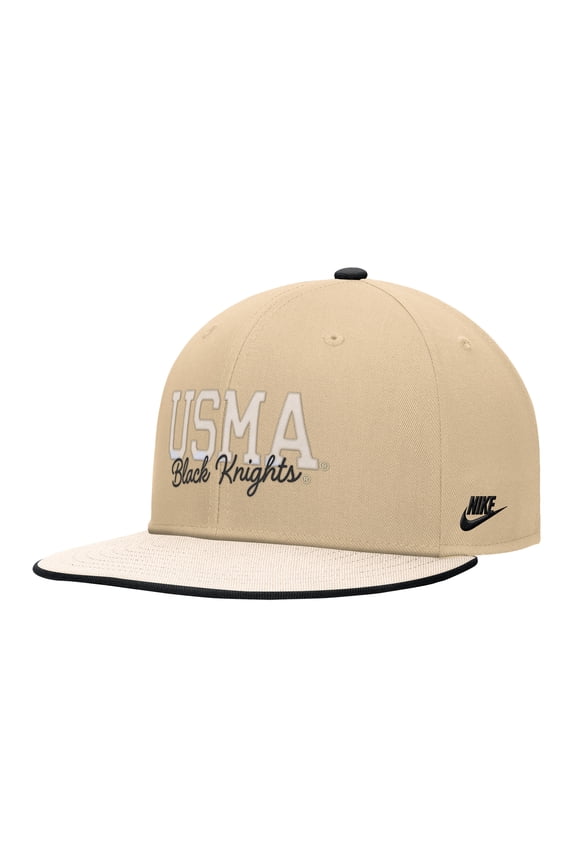 Men's Nike Gold Army Black Knights Vintage Script Pro Dri-FIT Snapback Hat