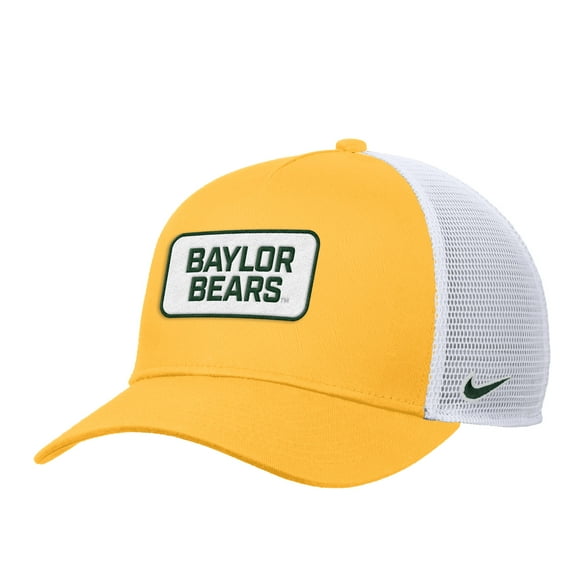 Men's Nike Gold Baylor Bears 2025 On-Field Rise Trucker Performance Adjustable Hat