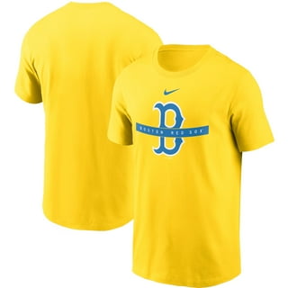Nike MLB Boston Red Sox 2021 City Connect (Enrique Hernandez) Men's Replica Baseball Jersey - Gold/Light Blue XL