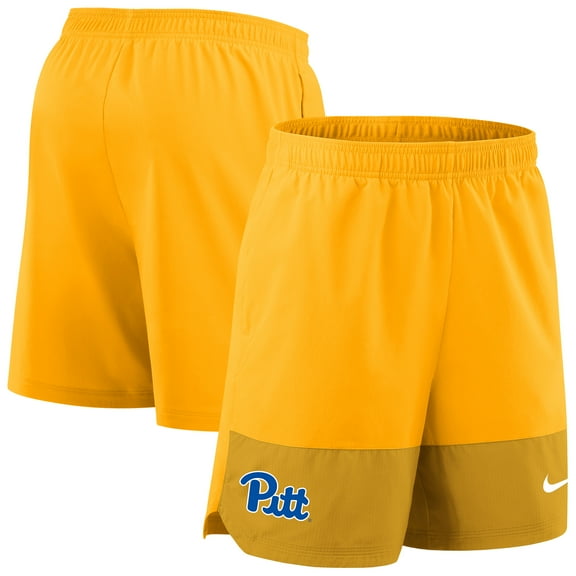 Men's Nike Gold Pitt Panthers 2025 Sideline Dri-FIT Shorts