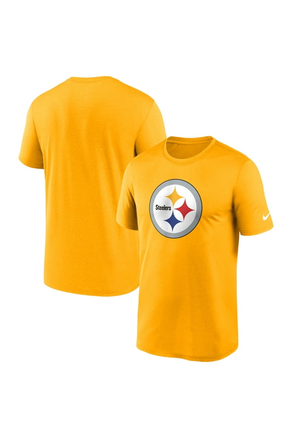 Men's Nike Gold Pittsburgh Steelers Primetime Legend Logo Performance T-Shirt