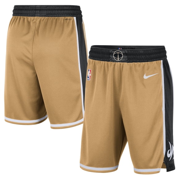 Men's Nike  Gold Washington Wizards 2025/26 City Edition Remix Dri-FIT Swingman Shorts