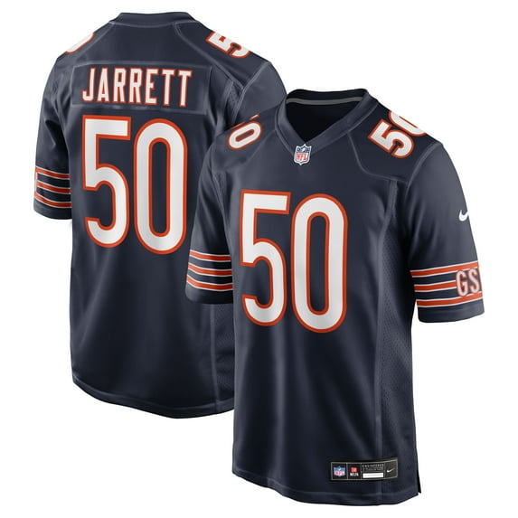 Men's Nike Grady Jarrett Navy Chicago Bears Team Game Jersey