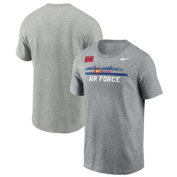 Men's Nike Gray Air Force Falcons APLS Fighting Falcon Collection Rivalry T-Shirt