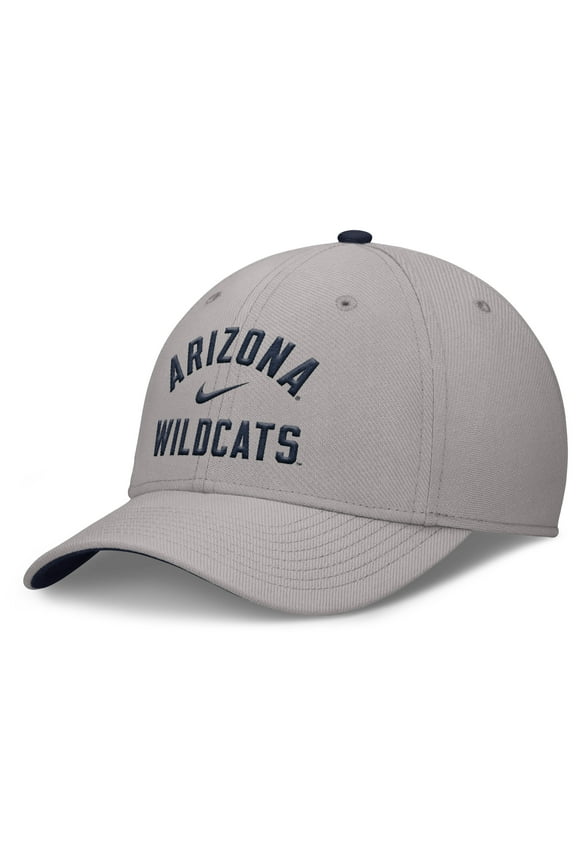 Men's Nike Gray Arizona Wildcats Rise Prep Performance Flex Hat