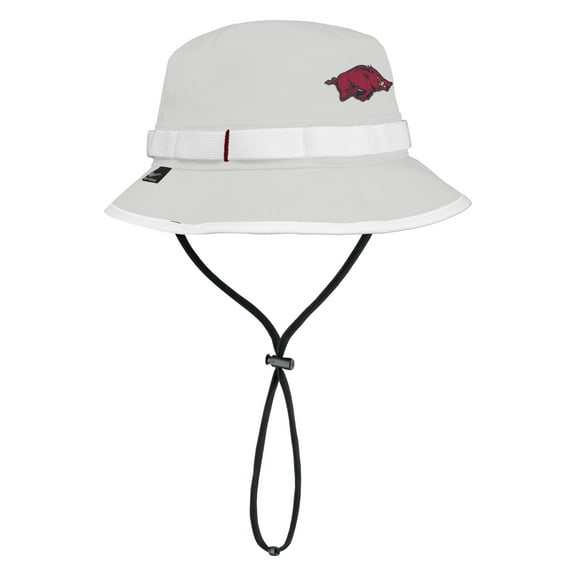 Men's Nike Gray Arkansas Razorbacks 2025 On-Field Boonie Performance Bucket Hat