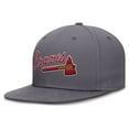 thumbnail image 1 of Men's Nike Gray Atlanta Braves Performance True Fitted Hat, 1 of 4