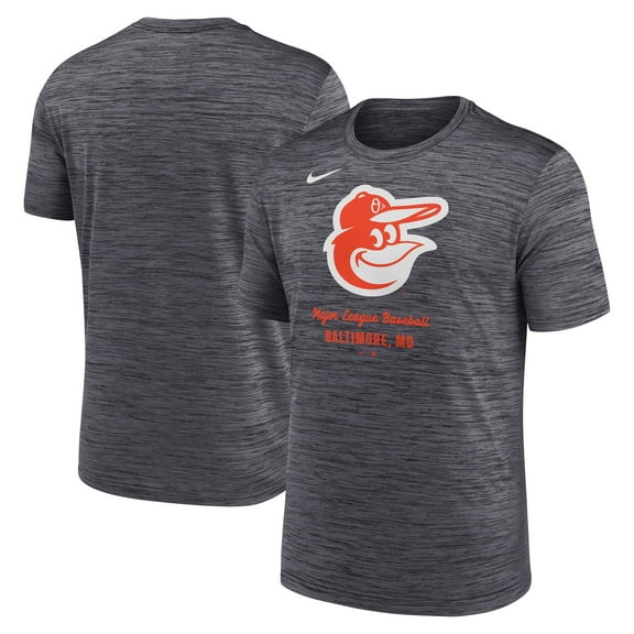 Men's Nike Gray Baltimore Orioles Velocity Dri-FIT T-Shirt