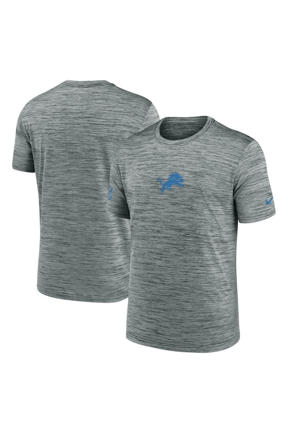 Men's Nike Gray Detroit Lions Sideline Velocity Dri-FIT T-Shirt