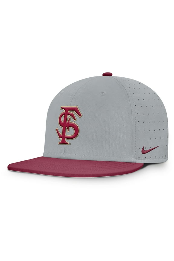 Men's Nike Gray Florida State Seminoles Dugout True Dri-FIT Fitted Hat