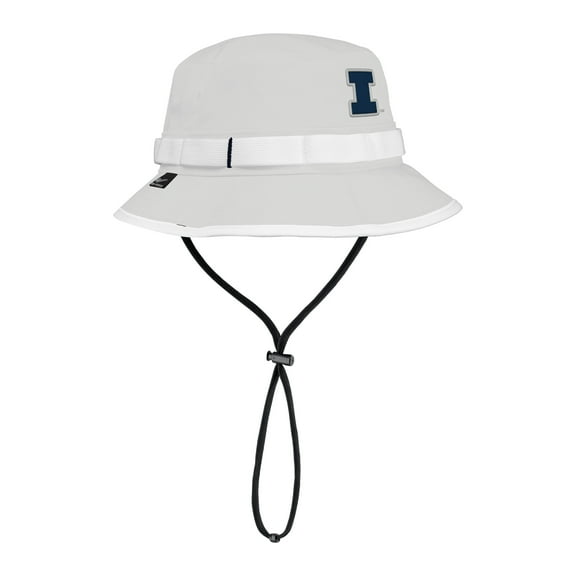 Men's Nike Gray Illinois Fighting Illini 2025 On-Field Boonie Performance Bucket Hat