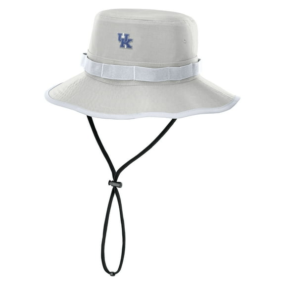 Men's Nike Gray Kentucky Wildcats 2025 Sideline Apex Boonie Performance Bucket Hat