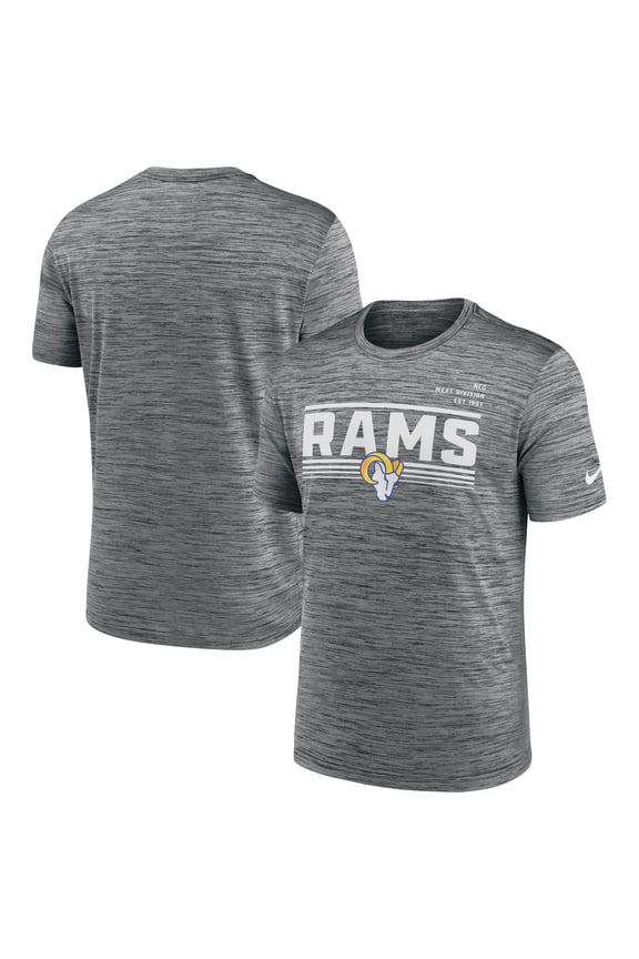 Men's Nike Gray Los Angeles Rams Yardline Velocity Performance T-Shirt