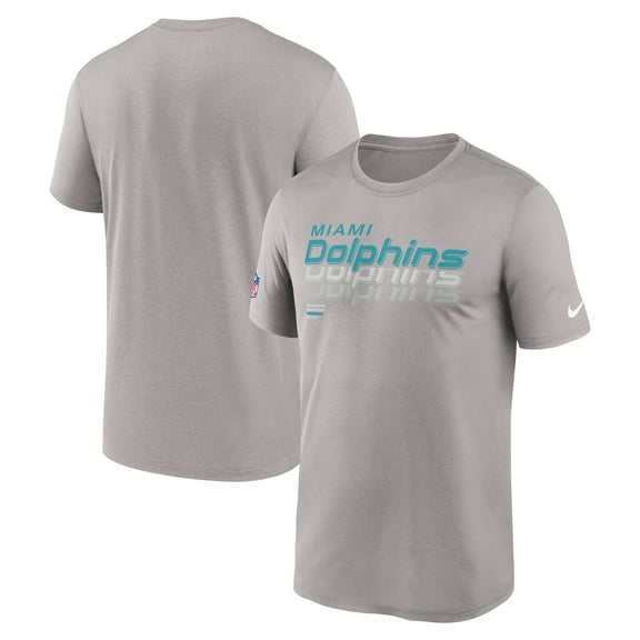 Men's Nike Gray Miami Dolphins Sideline Legend Dri-FIT T-Shirt
