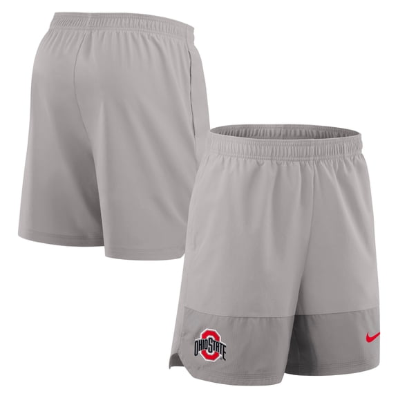 Men's Nike Gray Ohio State Buckeyes 2025 Sideline Dri-FIT Shorts