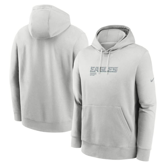 Men's Nike Gray Philadelphia Eagles Edge Pack French Terry Club Pullover Hoodie