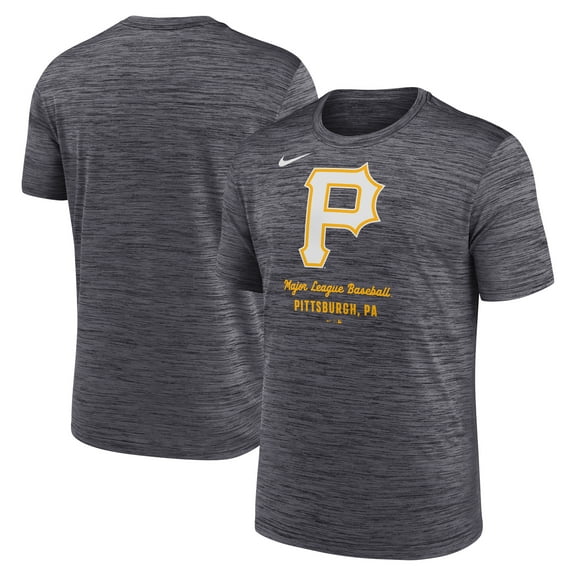 Men's Nike Gray Pittsburgh Pirates Velocity Dri-FIT T-Shirt