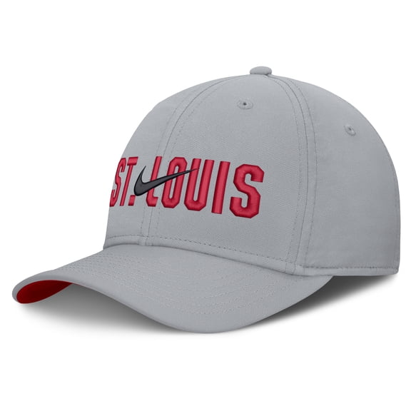 Men's Nike  Gray St. Louis Cardinals Primetime Dri-FIT Rise Bozz Flex Hat