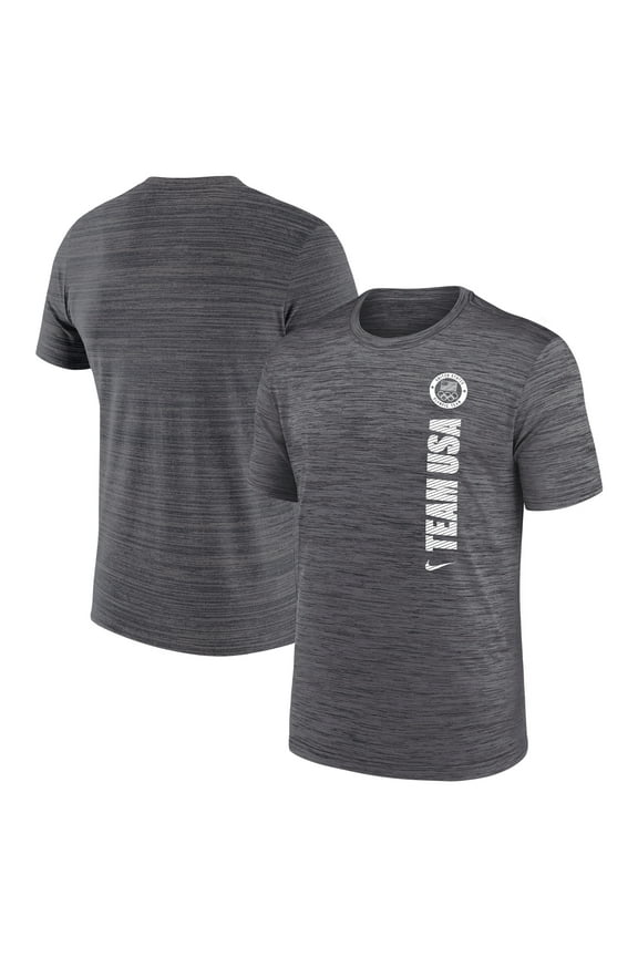 Men's Nike Gray Team USA Velocity Performance T-Shirt