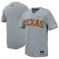 thumbnail image 1 of Men's Nike Gray Texas Longhorns Replica Full-Button Baseball Jersey, 1 of 3