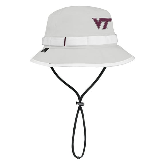 Men's Nike Gray Virginia Tech Hokies 2025 On-Field Boonie Performance Bucket Hat