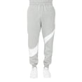 thumbnail image 1 of Men's Nike Gray/White Sportswear Swoosh Tech Fleece Pants - M, 1 of 3
