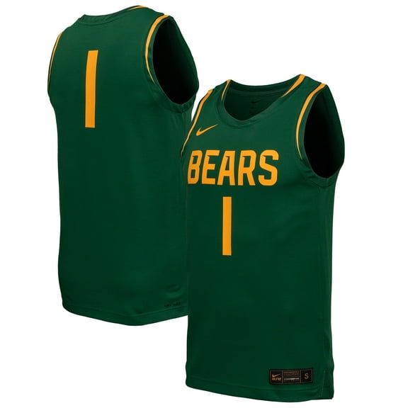 Men's Nike  Green Baylor Bears  Replica Basketball Jersey