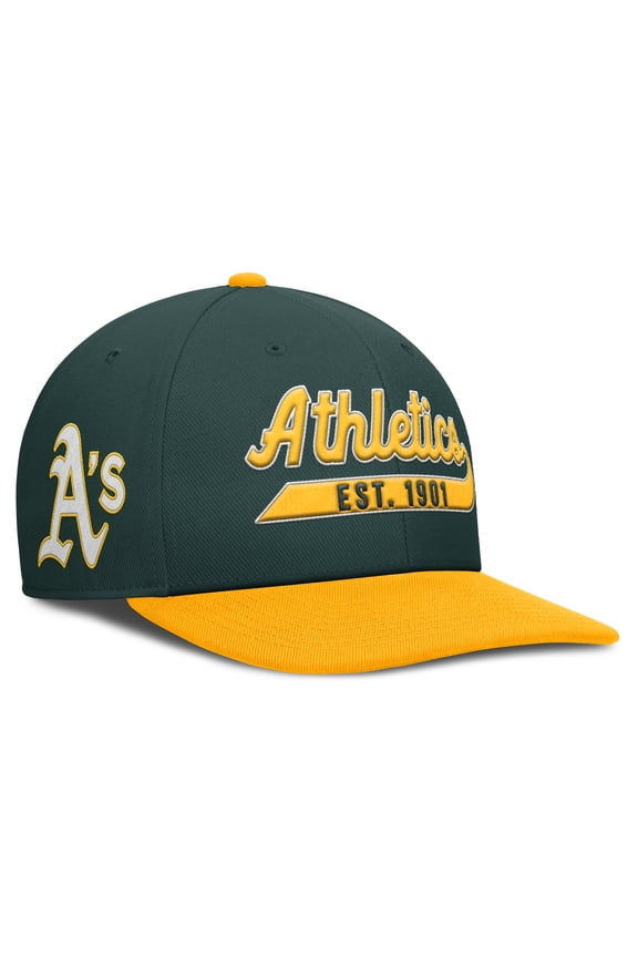 Men's Nike Green/Gold Athletics Pro Performance Snapback Hat